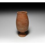 Roman Redware Goblet
