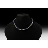 Western Asiatic Lapis Lazuli Bead Necklace