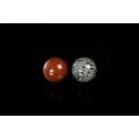 Natural History - Polished Mineral Sphere Pair