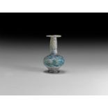 Islamic Blue Glass Bottle