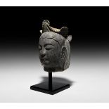 Chinese Ming Head of Bodhisattva