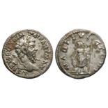 Roman Imperial Coins - Septimius Severus - Mars Denarius