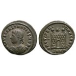 Roman Imperial Coins - Constantius II - Camp Gate Bronze