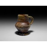 Medieval Glazed Piecrust Mug