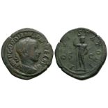 Roman Imperial Coins - Gordian III - Jupiter Sestertius