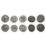 Roman Republican Coins - Republic to Caracalla - Denarii Group [5]