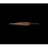 Iron Age Celtic Socketted Spearhead