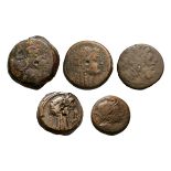 Ancient Greek Coins - Egypt - Bronzes Group [5]
