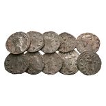 Roman Imperial Coins - Gallienus - Antoninianii Group [10]