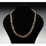 Natural History - Mammoth Bone Bead Necklace String