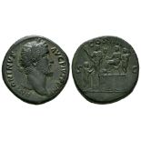 Ancient Roman Imperial Coins - Antoninus Pius - Liberalitas Sestertius