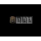 Jemdet Nasr Cylinder Seal with Standing Women