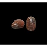 Phoenician Scarab with Figures