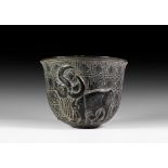 Bactrian Goblet with Sacred Bulls