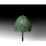 Greek Pontic Chalcidian Helmet with Decoration