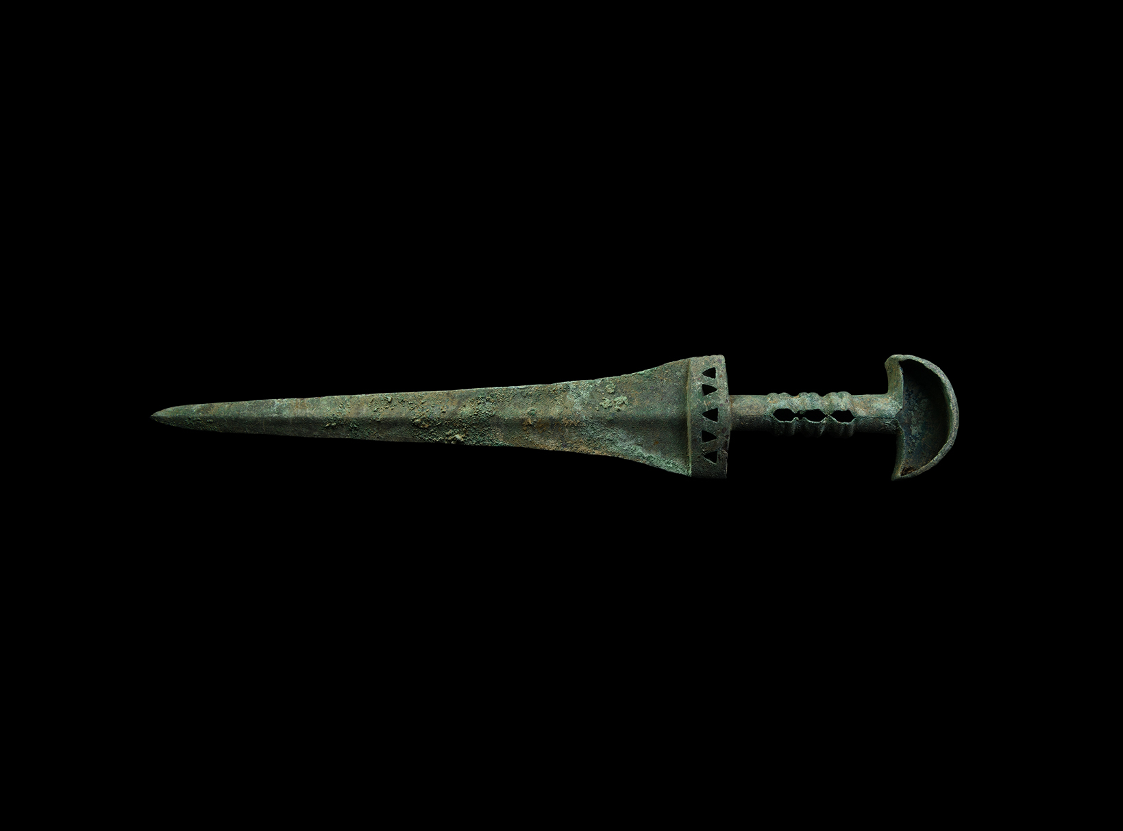 Western Asiatic Luristan Short Sword with Integral Grip