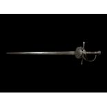 Stuart Period Italian Rapier with Maker's Mark