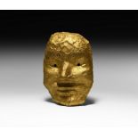 Chinese Liao Gold Death Mask