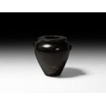 'The Schimmel' Egyptian Serpentine Piriform Jar