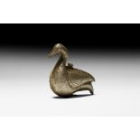 Elamite Silver Swan Pendant