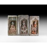 Chinese Northern Wei Buddha Brick Collection