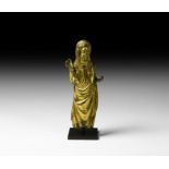 Medieval Gothic Gilt Standing Christ