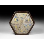 Medieval Piccolomini Library Maiolica Tile Set