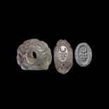 Sassanian Rock Crystal Stamp Seal