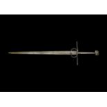 Late Medieval-Renaissance Doppelsoldner Sword with Maker's Mark