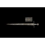 Viking or Norman Sword with Inlay