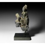 Gandharan Seated Bodhisattva