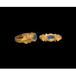 Roman Gold Ring with Cabochon