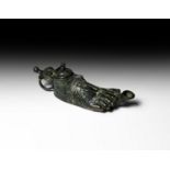 Renaissance Sandalled Foot Oil Lamp