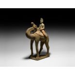 Large Chinese Tang Camel and Rider