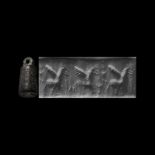 Looped Cylinder Seal with Winged Monsters