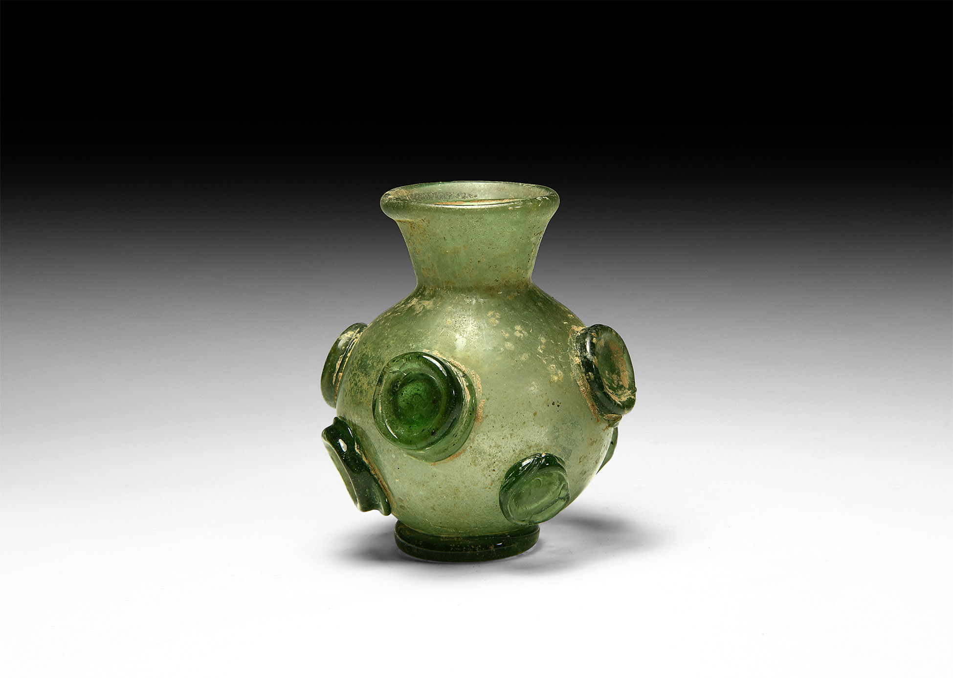 Islamic Glass Button Vessel