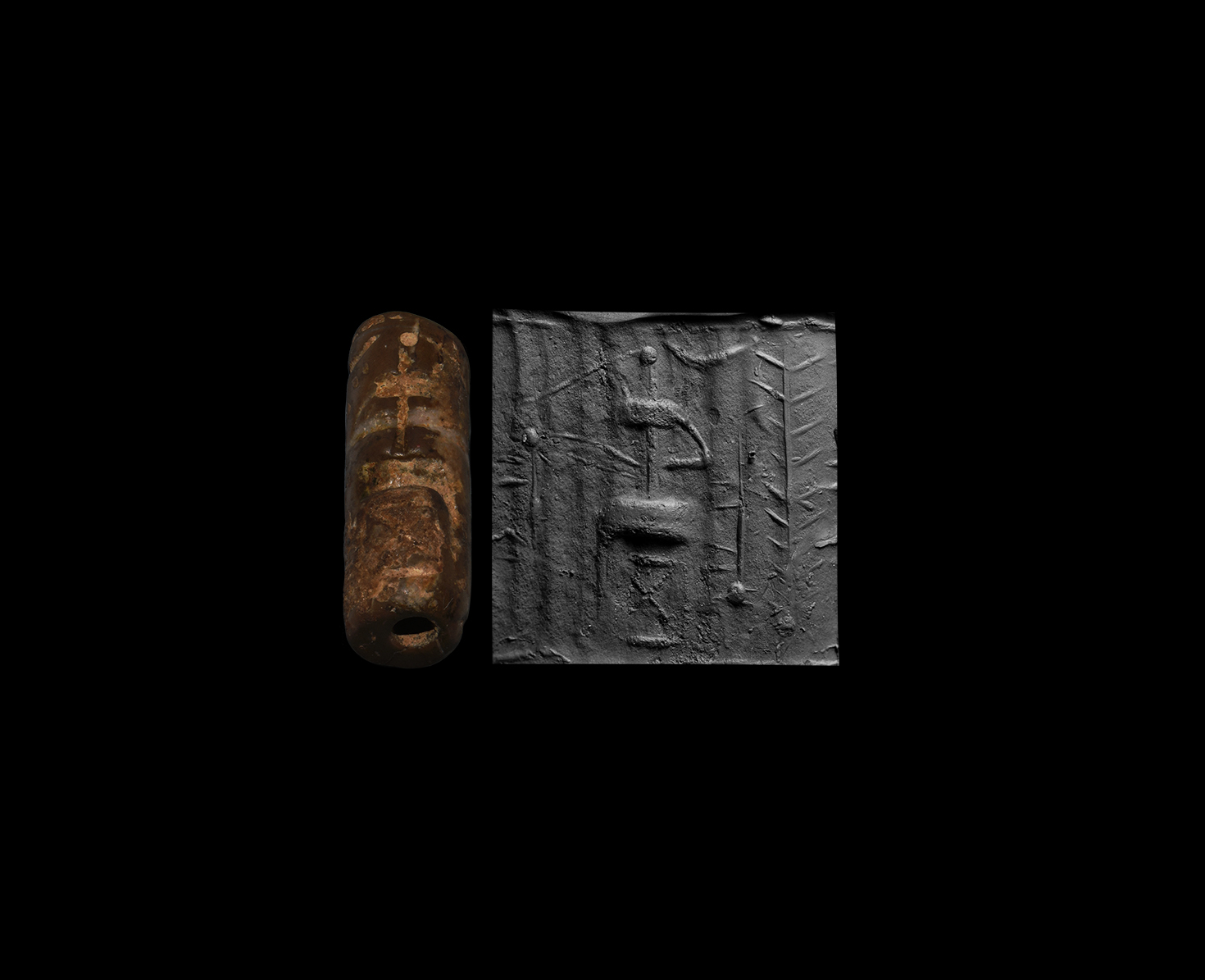 Cylinder Seal with Seated Figure