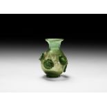 Islamic Glass Button Vessel