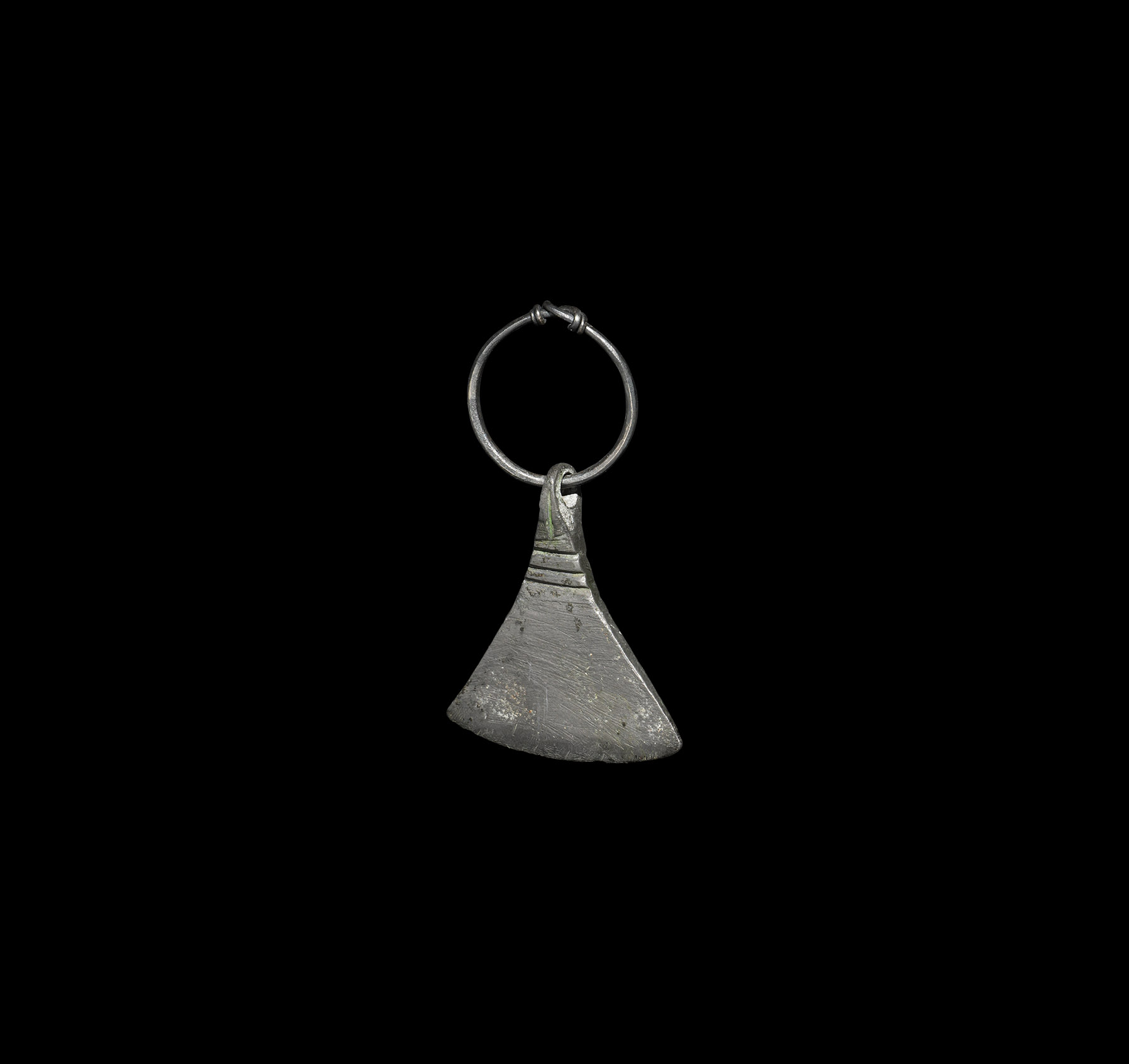 Pre-Viking Broad Axehead Pendant with Ring