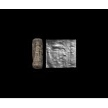 Cylinder Seal with Figures and Offering Table