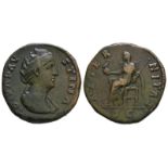 Faustina I - Aeternitas Sestertius