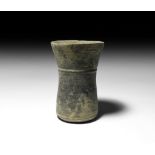 Roman Greyware Drinking Beaker