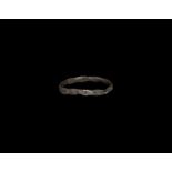 Norman Silver Ring with Eye Motifs