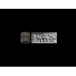 Cylinder Seal with Abstract Quadrupeds