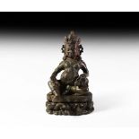 Tibetan Bronze Figure of Jambhala
