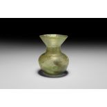 Roman Pale Green Glass Vessel