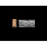 Cylinder Seal with Interlocking Leaves