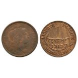 France - 1913 - 1 Centime