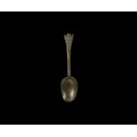 Charles II Trefid Spoon with Crowned Lion Mark