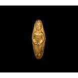 Tibetan Gold Figural Bead